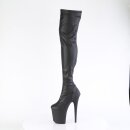 Pleaser FLAMINGO-3000 - PU Schwarz 35 (US 5)