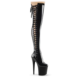 Pleaser FLAMINGO-3050 - Patent Black 39 (US 9)