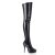 Devious INDULGE-3000 - PU Black 42.5 (US 12)