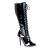 Pleaser SEDUCE-2020 - Lack Schwarz 38 (US 8)
