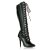 Pleaser SEDUCE-2024 - PU Schwarz 38 (US 8)
