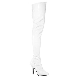 Pleaser SEDUCE-3000 - Lack Weiß 45 (US 14)