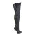 Pleaser Pink Label SEDUCE-3000WC  - PU Black 47 (US 16)