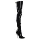 Pleaser SEDUCE-3010 - Patent Black 40 (US 10)