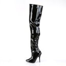 Pleaser SEDUCE-3010 - Patent Black 40 (US 10)