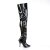Pleaser SEDUCE-3010 - Patent Black 40 (US 10)