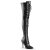 Pleaser SEDUCE-3024 - PU Schwarz 39 (US 9)