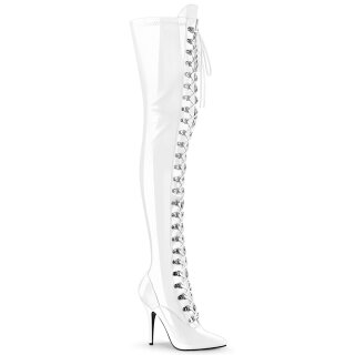 Pleaser SEDUCE-3024 - Lack Weiß 37 (US 7)