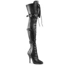 Pleaser SEDUCE-3028 - PU Schwarz 36 (US 6)