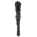 Pleaser SEDUCE-3028 - PU Schwarz 36 (US 6)