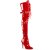 Pleaser SEDUCE-3028 - Patent Red 41.5 (US 11)