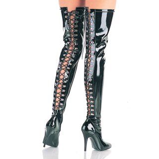 Pleaser SEDUCE-3063 - Lack Schwarz 38 (US 8)