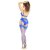 Gio Stockings Cuban Heel Seamed Nylons - Sapphire Blue