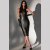 Patrice Catanzaro Wet Look Dress CORINNE - Black
