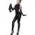 Patrice Catanzaro ANGELICA Stretchlack Catsuit - Schwarz