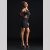 Patrice Catanzaro Stretch Mini Dress OPHELIA - Black 44/48 (3XL)