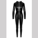 Noir Handmade Power Wetlook Catsuit F293 - Schwarz 44 (XXL)