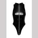 Noir Handmade Sleeveless Power Wetlook Body F294