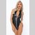 Noir Handmade Sleeveless Power Wetlook Body F294