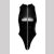 Noir Handmade Sleeveless Power Wetlook Body F294