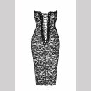 Noir Handmade Midikleid mit Schn&uuml;rung CATALYST F301 42 (XL)