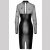 Noir Handmade Wetlook Mesh Midikleid SUBLIME F310