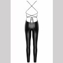 Noir Handmade Crocodile Wetlook Catsuit F316