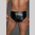 Noir Handmade Power Wet Look Shorts H065 - Black