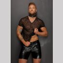 Noir Handmade Leopard Mesh T-Shirt H071 48 (S)