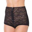 Coquette High Waist Shorts - Schwarz