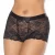 Coquette Shorts aus Spitze - Schwarz