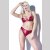Darque Matter Wetlook Bügel-BH - Merlot