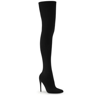 Pleaser COURTLY-3005 - Nylon Schwarz 42.5 (US 12)