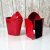 Pleaser High Heel Protectors (8 inch) - Patent Red 39 (US 9)