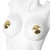 Coquette Runde Nippel Pasties - Gold Metallic