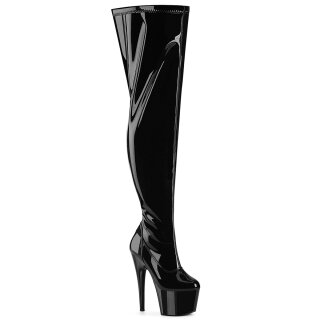 Pleaser ADORE-3000WCF (Wide shaft) - Patent Black 44 (US 13)