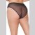 Coquette High-waist Mesh Panties - Black