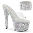 Pleaser BEJEWELED-712MS - Silver 39 (US 9)