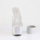 Pleaser BEJEWELED-712MS - Silver 39 (US 9)