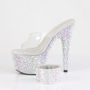 Pleaser BEJEWELED-712MS - Silver 39 (US 9)