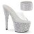 Pleaser BEJEWELED-712MS - Silver 39 (US 9)