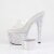Pleaser BEJEWELED-712MS - Silver 39 (US 9)