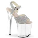 Pleaser FLAMINGO-808N-RS - TPU Silber