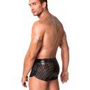 Noir Handmade Lasercut Powerwetlook Shorts H079 56 (XXL)