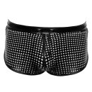 Noir Handmade Lasercut Powerwetlook Shorts H079 56 (XXL)