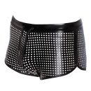 Noir Handmade Lasercut Powerwetlook Shorts H079 56 (XXL)