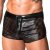 Noir Handmade Lasercut Powerwetlook Shorts H079 56 (XXL)