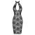 Noir Handmade Transparentes Spitzen Neckholder Midikleid F338