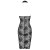 Noir Handmade Transparentes Spitzen Neckholder Midikleid F338