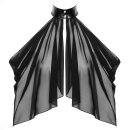 Noir Handmade Mesh Bolero mit Wetlook Kragen OPIUM F349